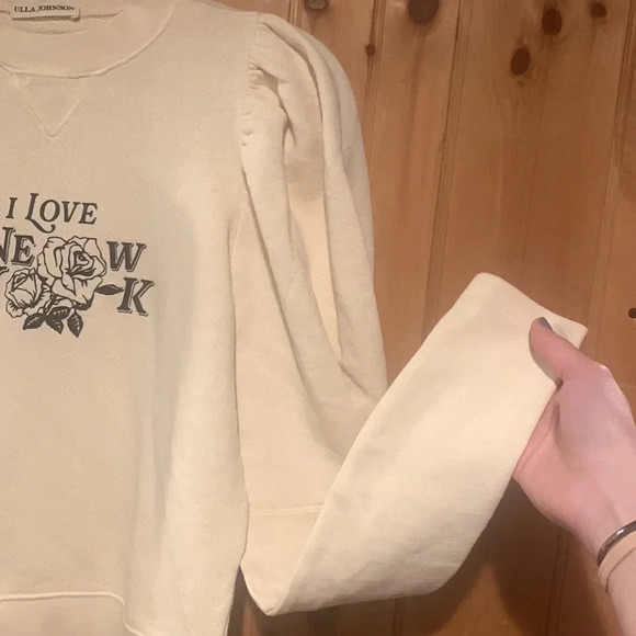 ULLA JOHNSON Philo New York puff sleeve crewneck - Picture 4 of 7